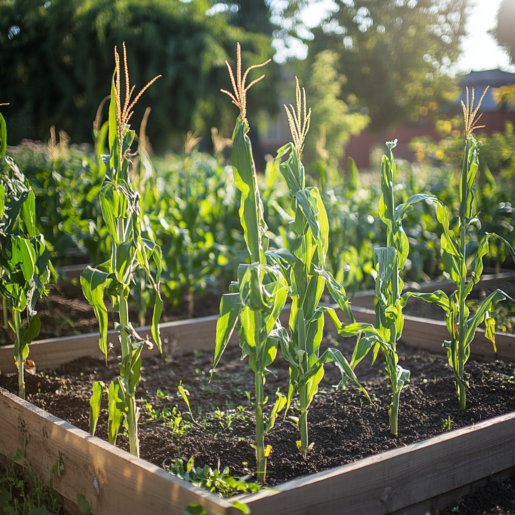 100Seeds Organic Sweet Corn Seeds – Non-GMO Heirloom Variety for Home Gardening | Easy to Grow | Perfect for Backyard or Garden Beds