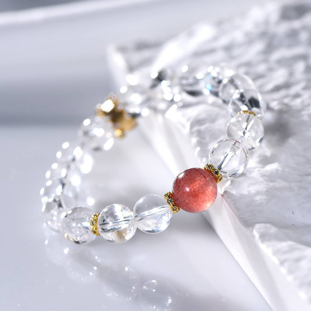 Azeztulite Clear Quartz Cystal Energy Bracelet