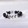 Obsidian and Phantom Quartz Energy Bracelet