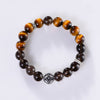 Smoky Quartz and Golden Tiger's Eye Energy Bracelet