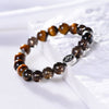 Smoky Quartz and Golden Tiger's Eye Energy Bracelet