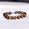 Smoky Quartz and Golden Tiger's Eye Energy Bracelet