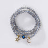 Star-Moon Gray Moonstone Energy Bracelet