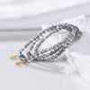 Star-Moon Gray Moonstone Energy Bracelet