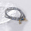 Star-Moon Gray Moonstone Energy Bracelet