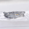 Star-Moon Gray Moonstone Energy Bracelet