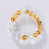 Citrine and Clear Quartz Energy Bracelet