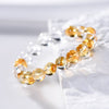 Citrine and Clear Quartz Energy Bracelet