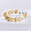 Citrine and Clear Quartz Energy Bracelet