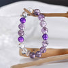 Amethyst Azeztulite and Clear Quartz Energy Bracelet