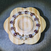 Amethyst Phantom and Moonstone Butterfly Bracelet