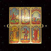 Gold Foil Tarot Deck – Durable Waterproof Cards with Celestial Design
