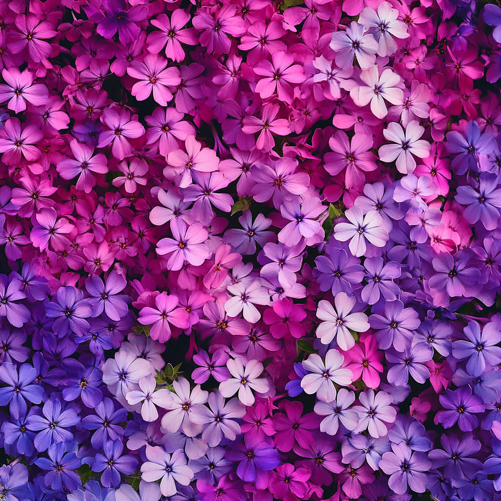 Creeping Phlox Flower 200 Seeds – Mixed Colors Ground Cover | Perennial Phlox Subulata for Rock Gardens, Borders & Slopes