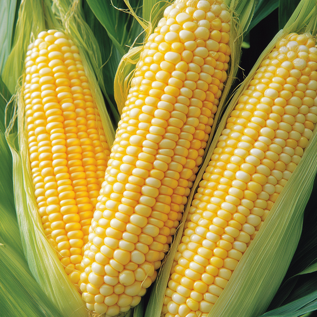 100Seeds Organic Sweet Corn Seeds – Non-GMO Heirloom Variety for Home Gardening | Easy to Grow | Perfect for Backyard or Garden Beds