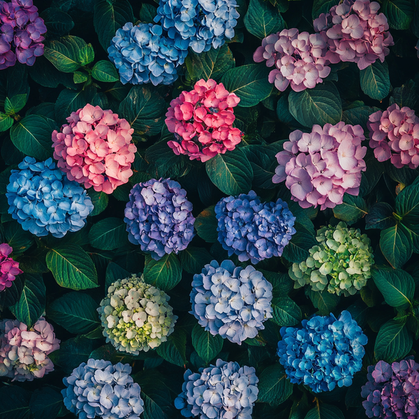 Hydrangea Flower Seeds Mix – Colorful Garden Blooms, Easy to Grow, Perennial Beauty for Backyard, Patio, or Balcony
