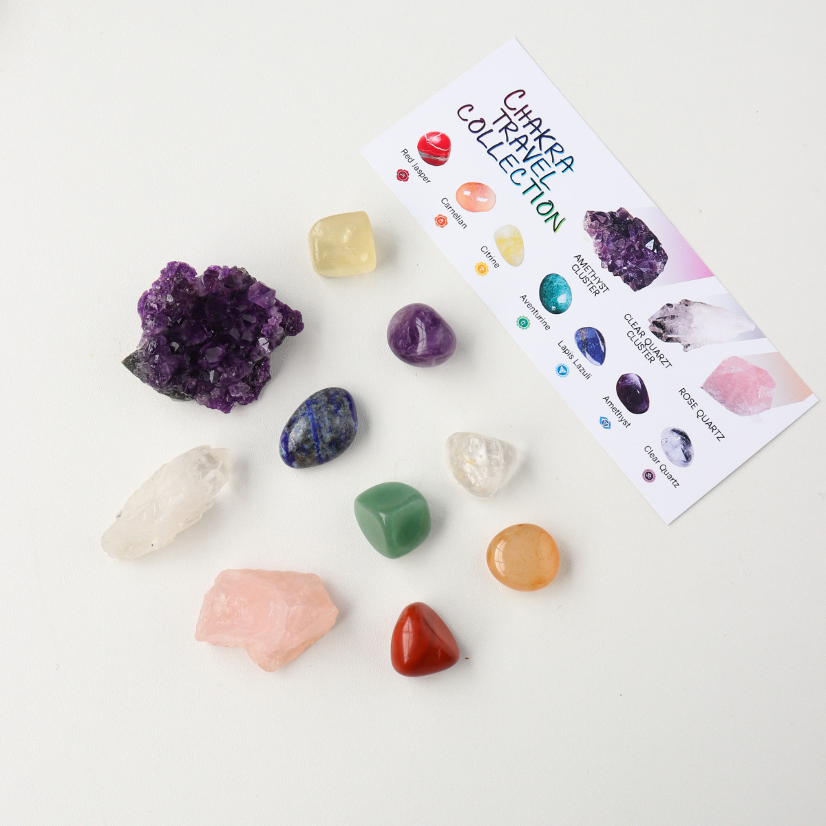 Amethyst Block Wooden Box Set