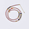 Strawberry Quartz Crystal Energy Necklace and Bracelet Duo