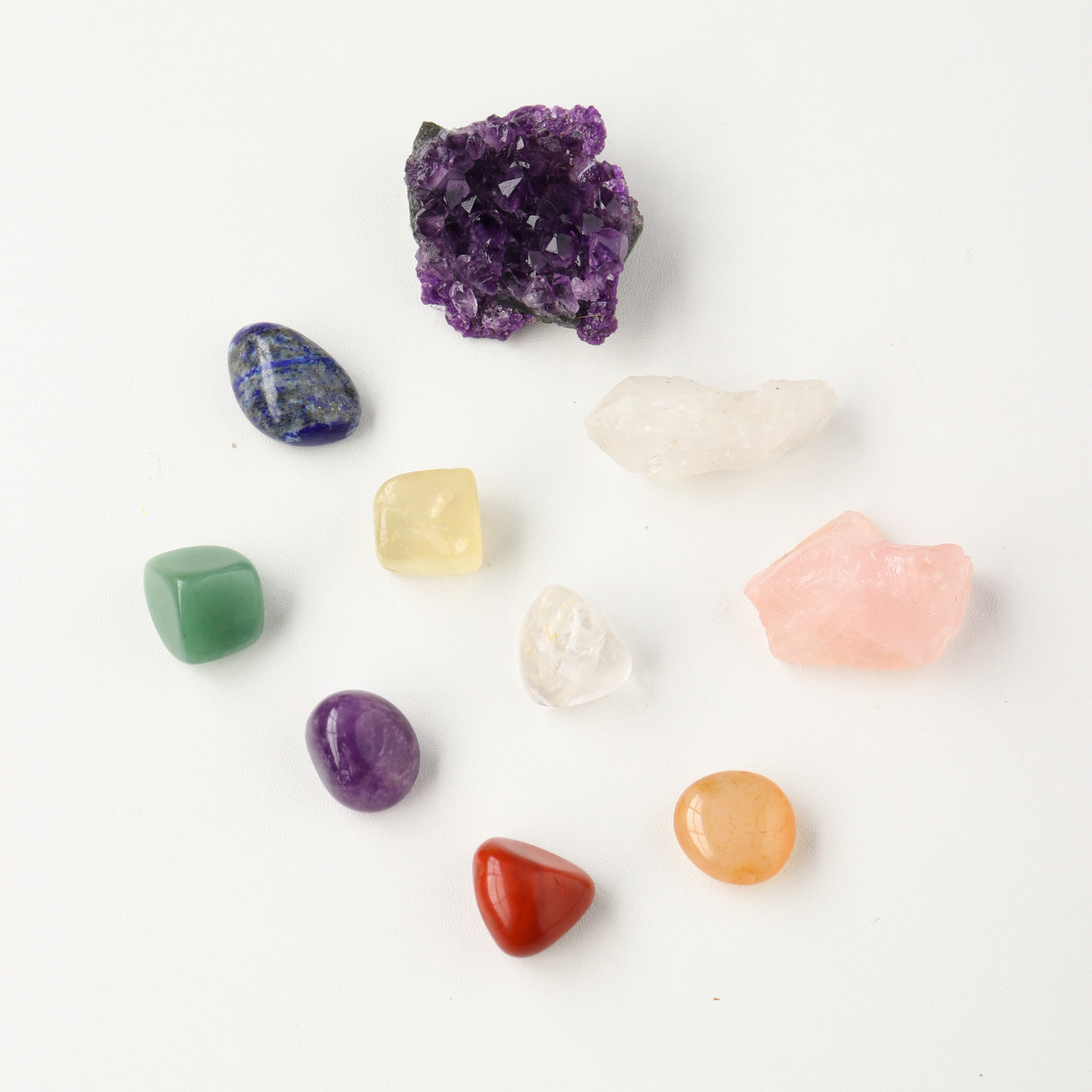 Amethyst Block Wooden Box Set