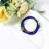 Lapis lazuli Crystal Energy Necklace and Bracelet Duo