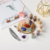 7 Chakras Crystal Gravel Drift Bottle Set