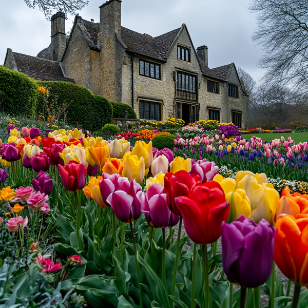 Vibrant Multicolor Tulip Flower Seeds for Stunning Spring Gardens | Easy to Grow, Bright Blooms for Outdoor Landscaping, Pots, Borders, Home Decor | Mixed Tulip Varieties for Colorful Floral Displays