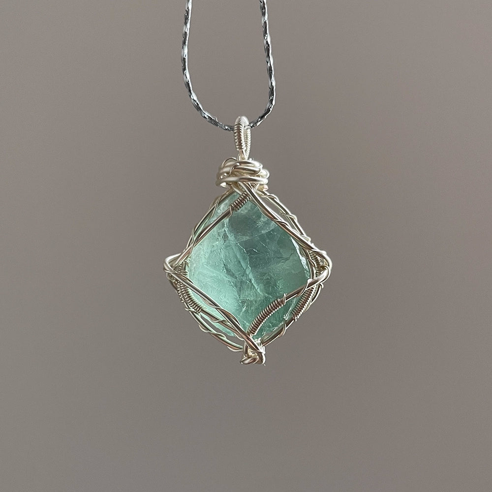 Energy Crystal Pendant Necklace
