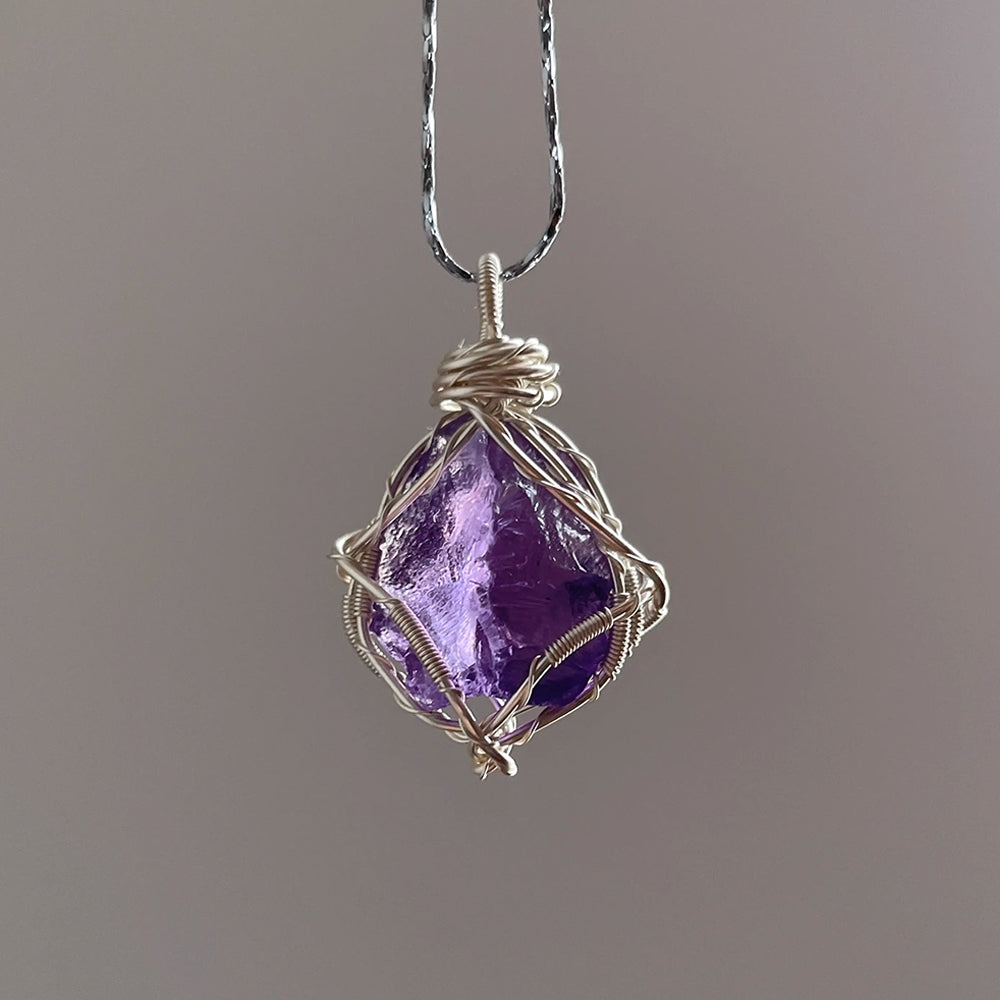 Energy Crystal Pendant Necklace