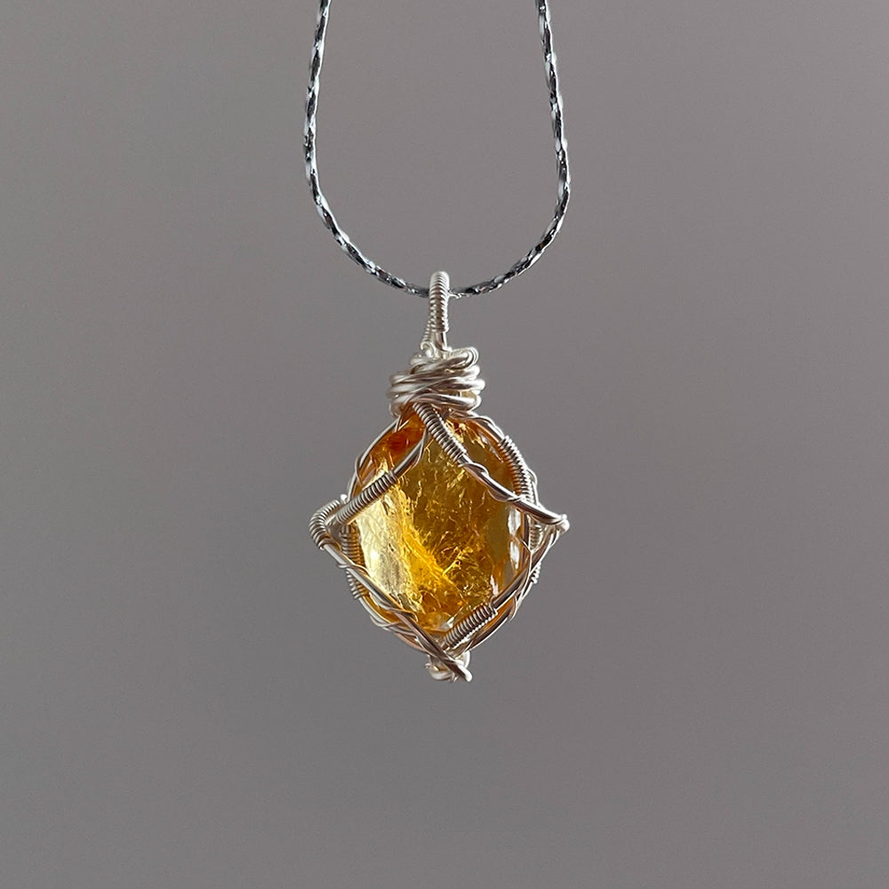 Energy Crystal Pendant Necklace