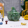 Natural Crystal Resin Pumpkin Hut Ornament