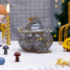 Natural Crystal Resin Pumpkin Hut Ornament