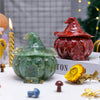 Natural Crystal Resin Pumpkin Hut Ornament