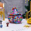 Natural Crystal Resin Pumpkin Hut Ornament