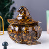Natural Crystal Resin Pumpkin Hut Ornament