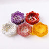 Natural Crystal Resin Lotus Ornament