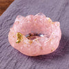 Natural Crystal Resin Lotus Ornament