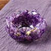 Natural Crystal Resin Lotus Ornament