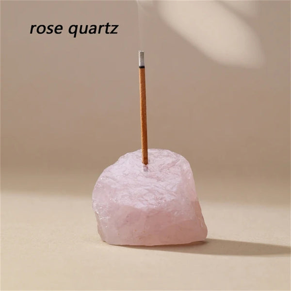 Raw Crystal Incense Holder