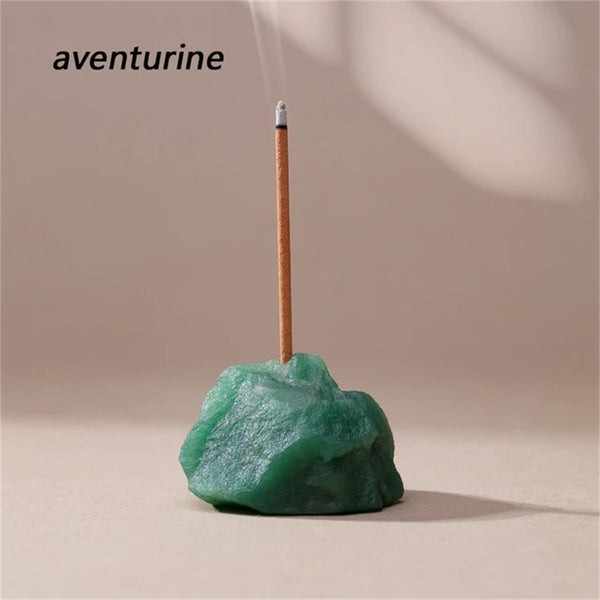 Raw Crystal Incense Holder