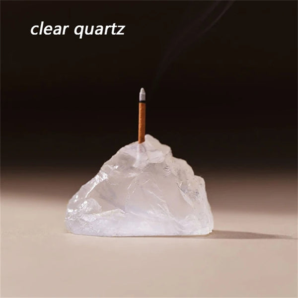 Raw Crystal Incense Holder