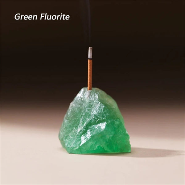 Raw Crystal Incense Holder