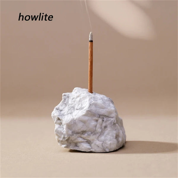 Raw Crystal Incense Holder