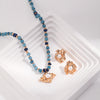Vintage Amazonite Necklace-Gold Plated 925 Sterling Silver