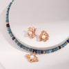 Vintage Amazonite Necklace-Gold Plated 925 Sterling Silver