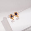 Vintage Royal Lapis Lazuli Necklace/Earrings-Gold Plated 925 Sterling Silver