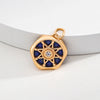 Vintage Star Lapis Lazuli Necklace-Gold Plated 925 Sterling Silver