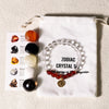 Zodiac Energy Crystal Stone Bracelet Set