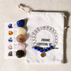 Zodiac Energy Crystal Stone Bracelet Set