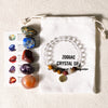 Zodiac Energy Crystal Stone Bracelet Set