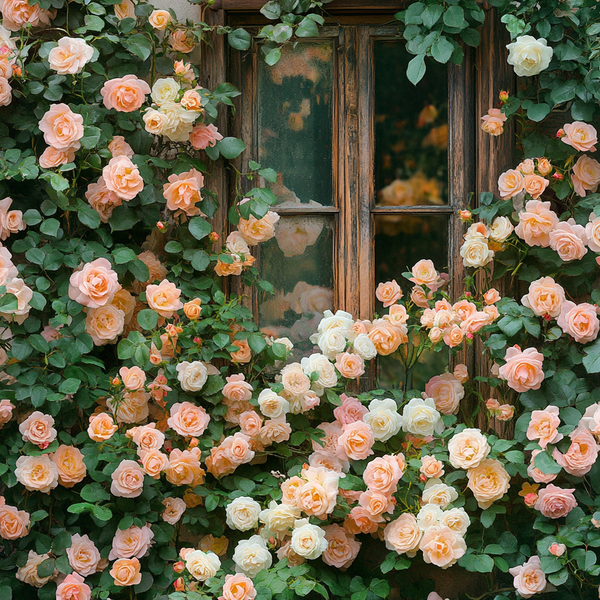 Pink Climbing Rose Seeds – Romantic Garden Flower for Trellis & Fence | Fragrant, Hardy Perennial Blooms | DIY Outdoor Gardening